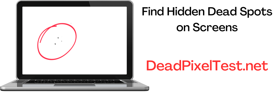 check damaged screens and dead pixesl with deadpixeltest.net